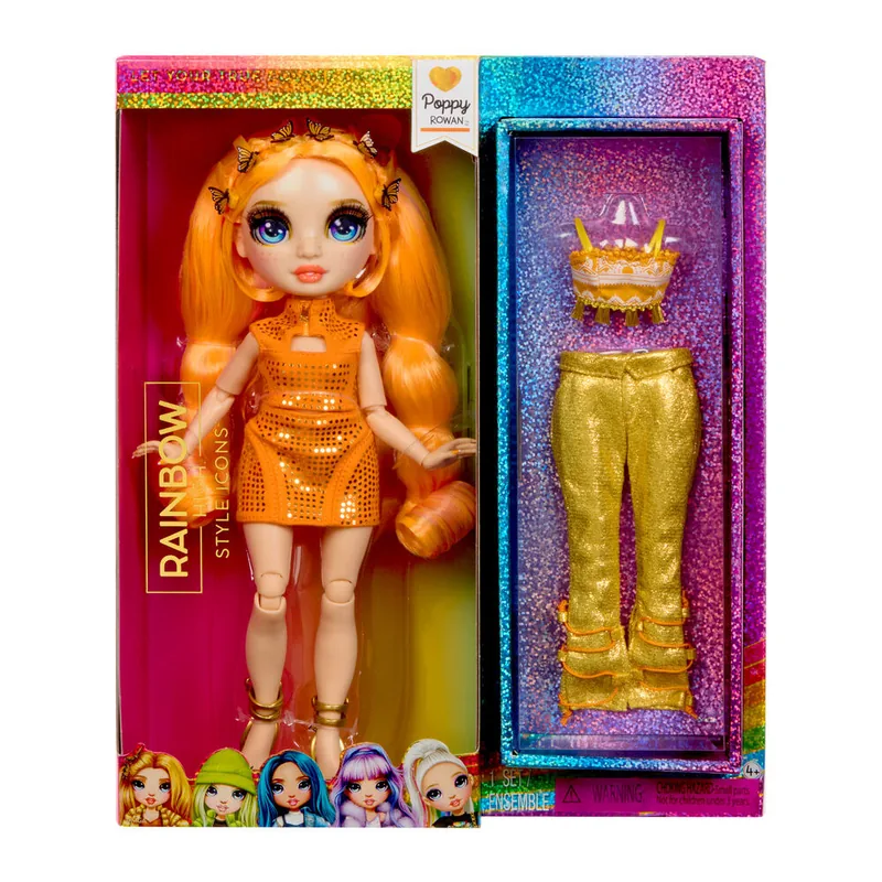 Muñeca Poppy Style Icons Fashion Dolls Rainbow High