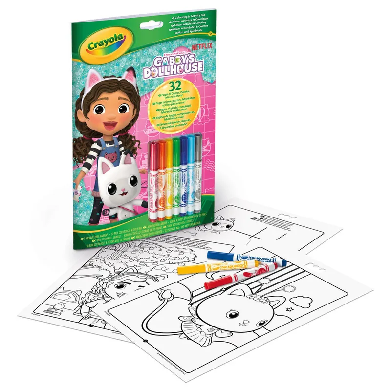 Libro actividades La Casa de Muñecas de Gabby