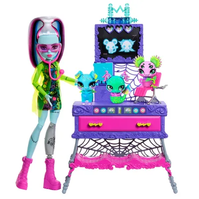 Muñeca Frankie Stein + Laboratorio Monster High