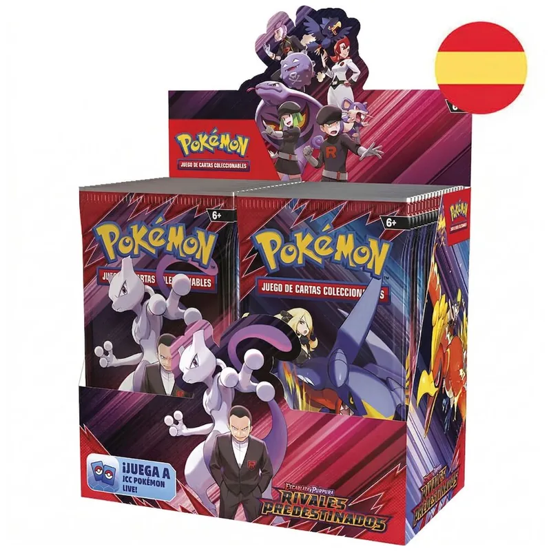 Sobre cartas Rivales Predestinados Pokemon español