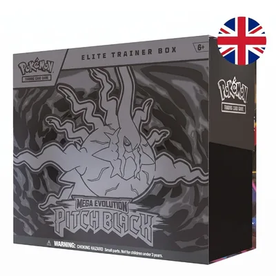 Estuche cartas Entrenador Elite Expansion Megaevolucion Oscuridad Absoluta Pokemon Ingles