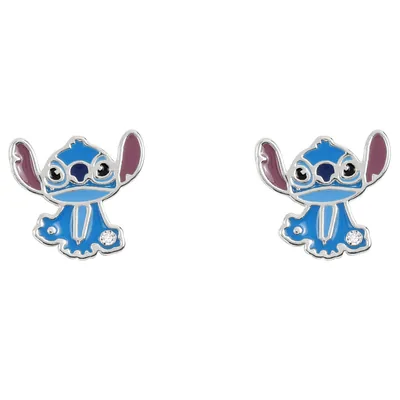 Pendientes Stitch Disney plata
