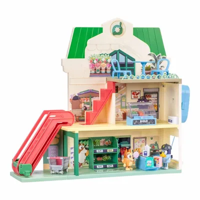 Supermercado + figuras Bluey