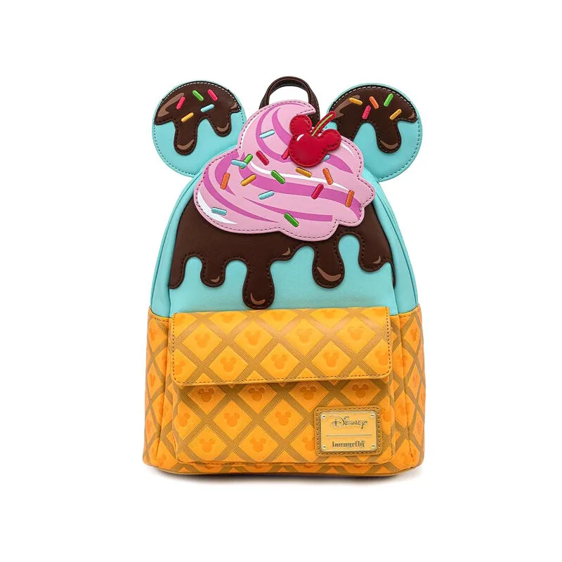 Mochila Ice Cream Mickey Minnie Disney Loungefly