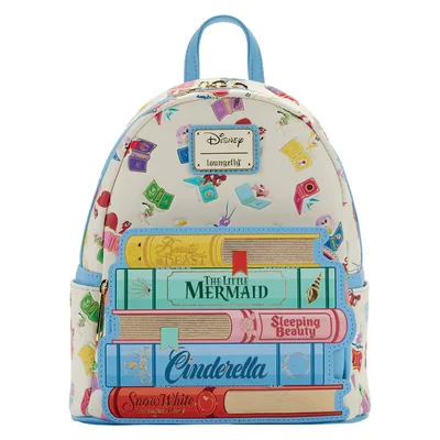 Mochila Libros Clasicos Princesas Disney Loungefly 26cm