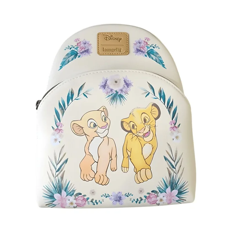 Mochila Simba & Nala Floral El Rey Leon Disney Loungefly 26cm