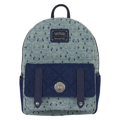 Mochila Denim Pokemon Loungefly 29cm