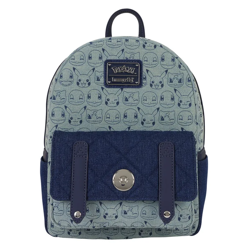 Mochila Denim Pokemon Loungefly 29cm