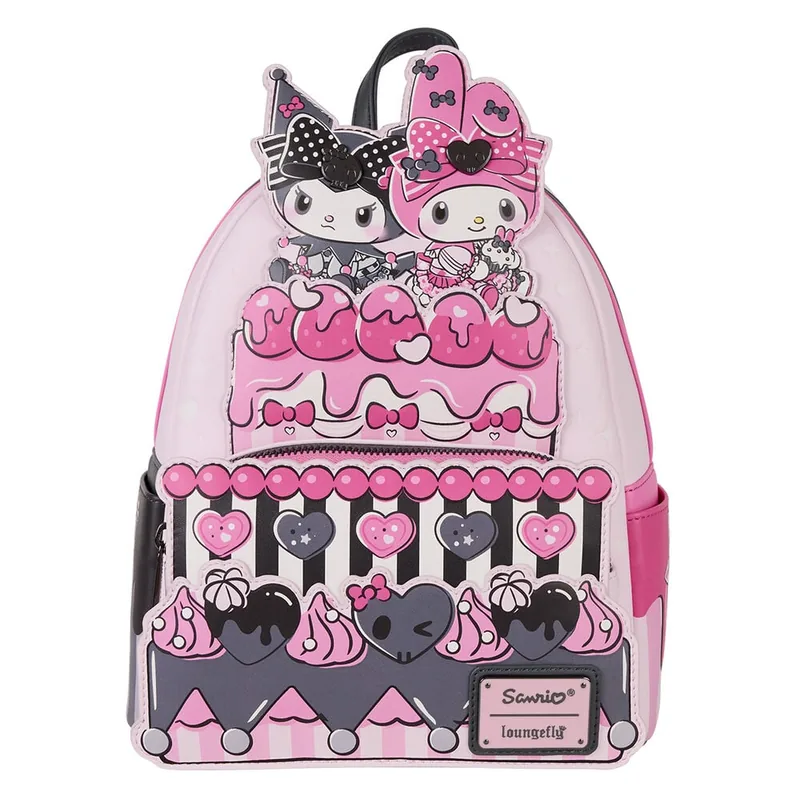 Mochila My Melody and Kuromi Sanrio Loungefly 26cm