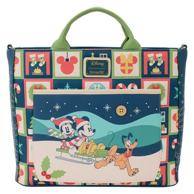 Bolso mochila Mickey & Minnie Holiday Disney Loungefly
