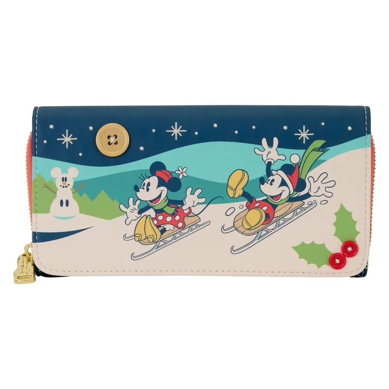 Cartera Mickey & Minnie Holiday Disney Loungefly