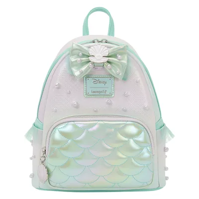 Mochila Iridescent Pearl La Sirenita Disney Loungefly 26cm