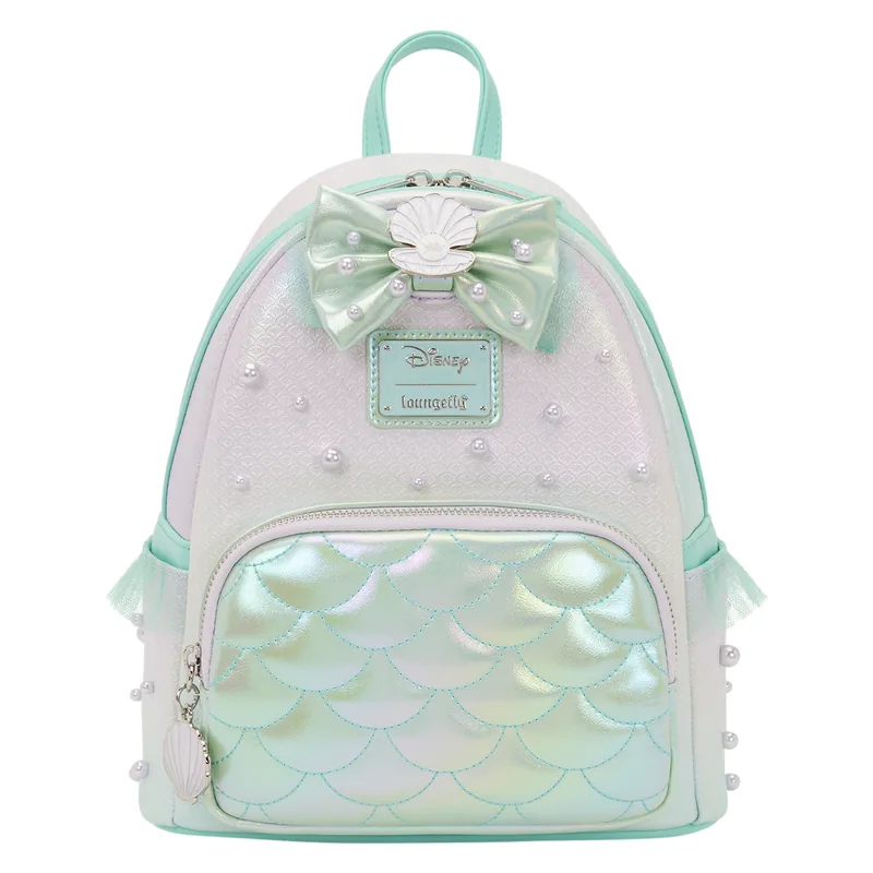 Mochila Iridescent Pearl La Sirenita Disney Loungefly 26cm