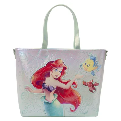 Bolso + monedero Ariel, Flounder y Sebastian La Sirenita Disney Loungefly