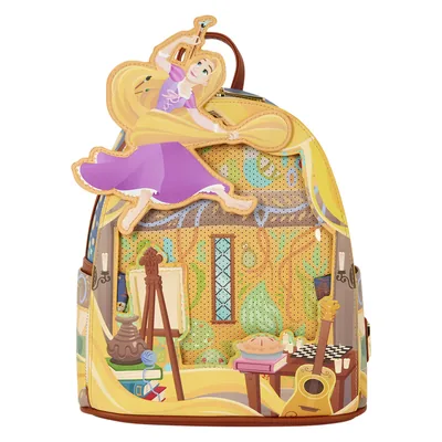 Mochila Painting Rapunzel Enredados Disney Loungefly 26cm