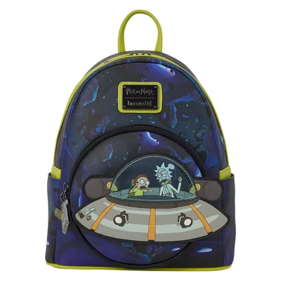 Mochila Cartoon Network Rick and Morty Space Cruiser Loungefly 26cm