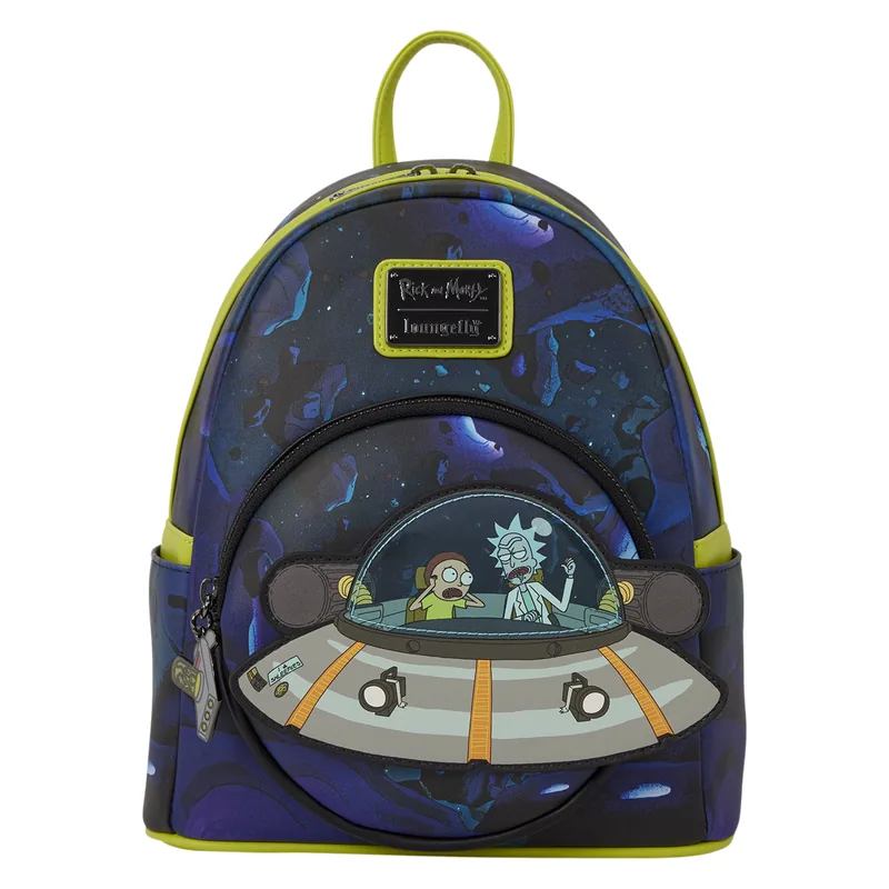 Mochila Cartoon Network Rick and Morty Space Cruiser Loungefly 26cm