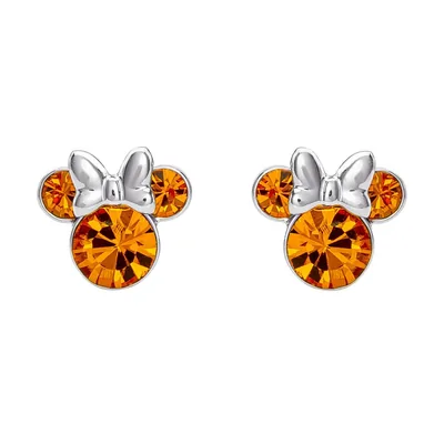 Pendientes Noviembre Minnie Disney plata