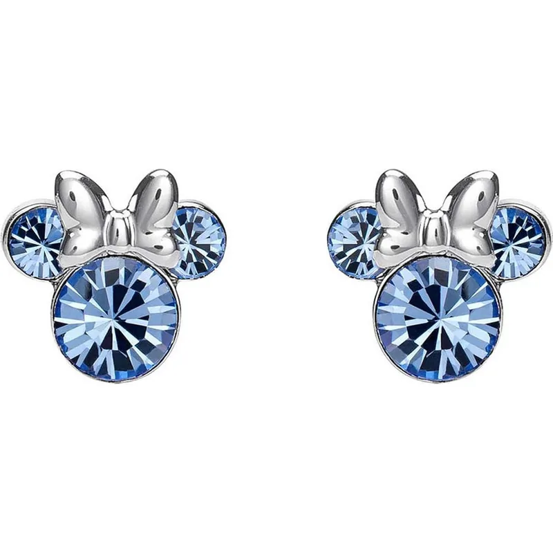 Pendientes Diciembre Minnie Disney plata