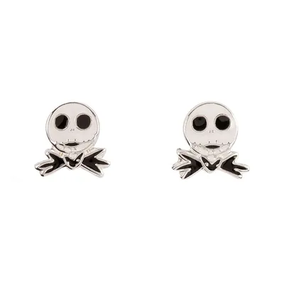 Pendientes Jack Pesadilla Antes de Navidad Disney plata