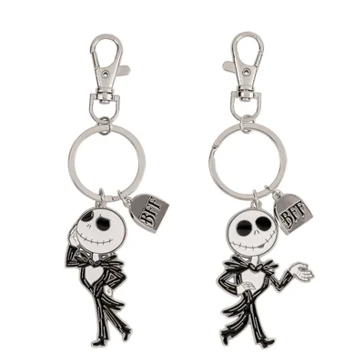Set 2 Llaveros Jack Skellington Pesadilla Antes de Navidad Disney