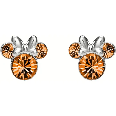 Pendientes Noviembre Minnie Disney plata