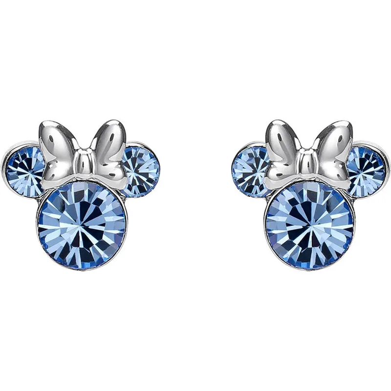 Pendientes Diciembre Minnie Disney plata