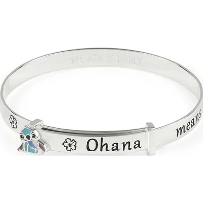 Pulsera Onaha Means Family Stitch Disney plata