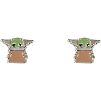 Pendientes Grogu The Mandalorian Star Wars plata
