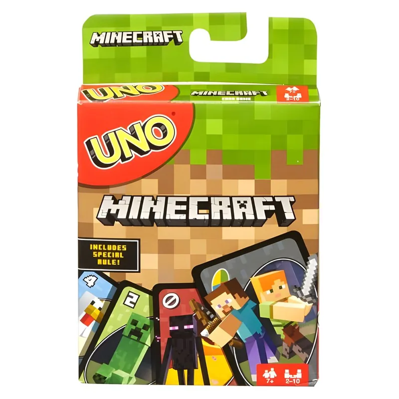 Juego cartas UNO Minecraft