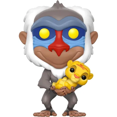 Figura POP Disney El Rey Leon Rafiki con Simba