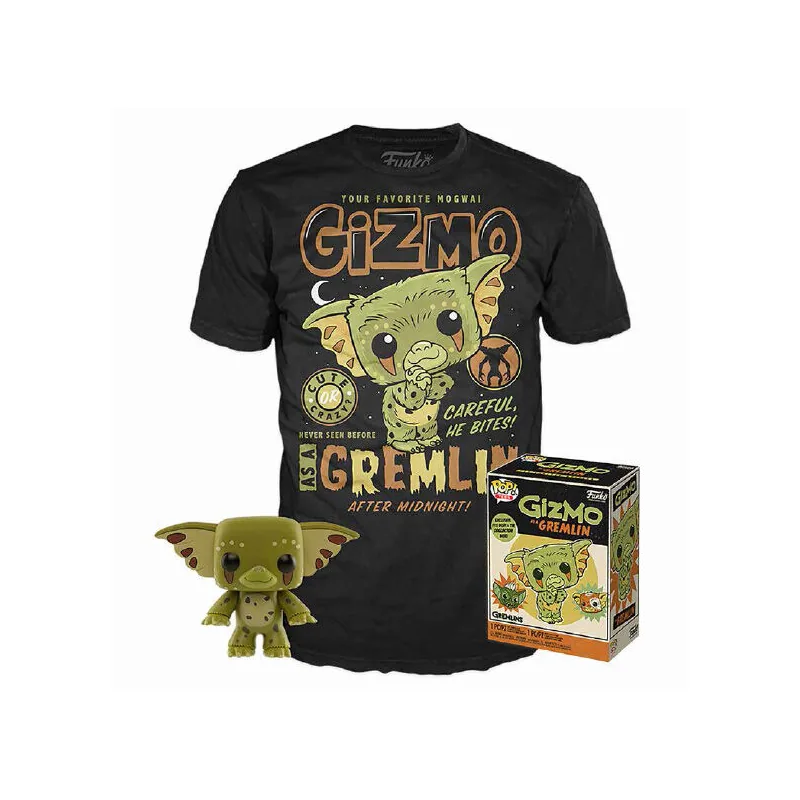 Set figura POP & Tee Gremlins Gizmo Exclusive S