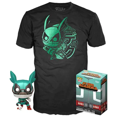 Set figura POP & Tee My Hero Academia Deku with Helmet M