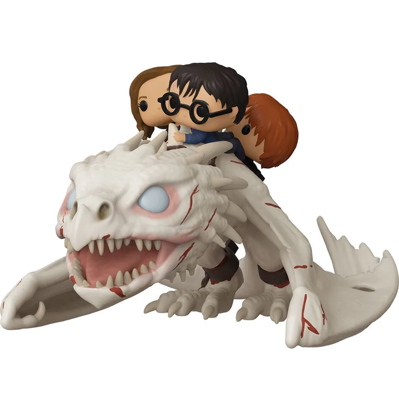 Figura POP Rides Harry Potter Gringotts Dragon con Harry, Ron y Hermione Harry Potter