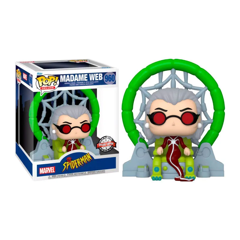 Figura POP Marvel Spiderman Madame Web Exclusive