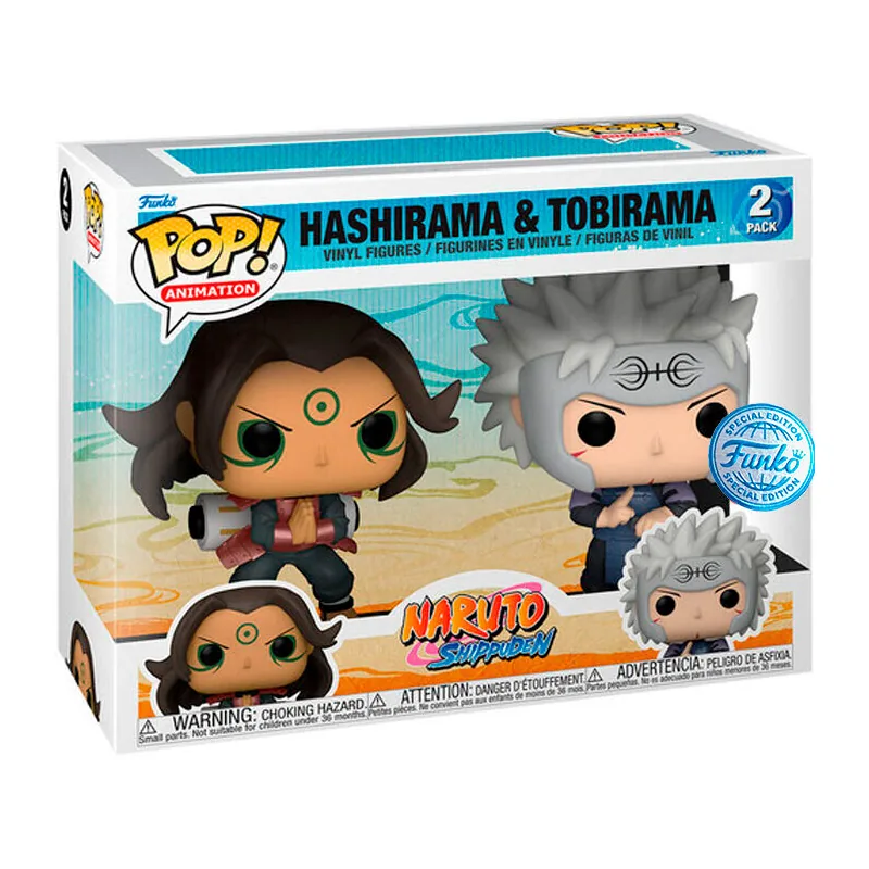 Blister 2 figuras POP Naruto Shippuden Hashirama & Tobirama Exclusive