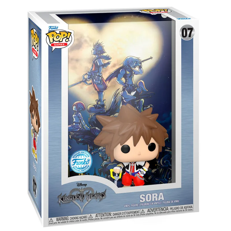 Figura POP Game Cover Kingdom Hearts Sora Exclusive