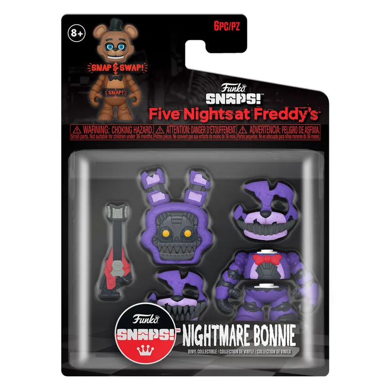 Figura Snaps! Five Nights at Freddys Nightmare Bonnie