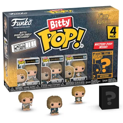Blister 4 figuras Bitty POP El Señor de los Anillos Samwise