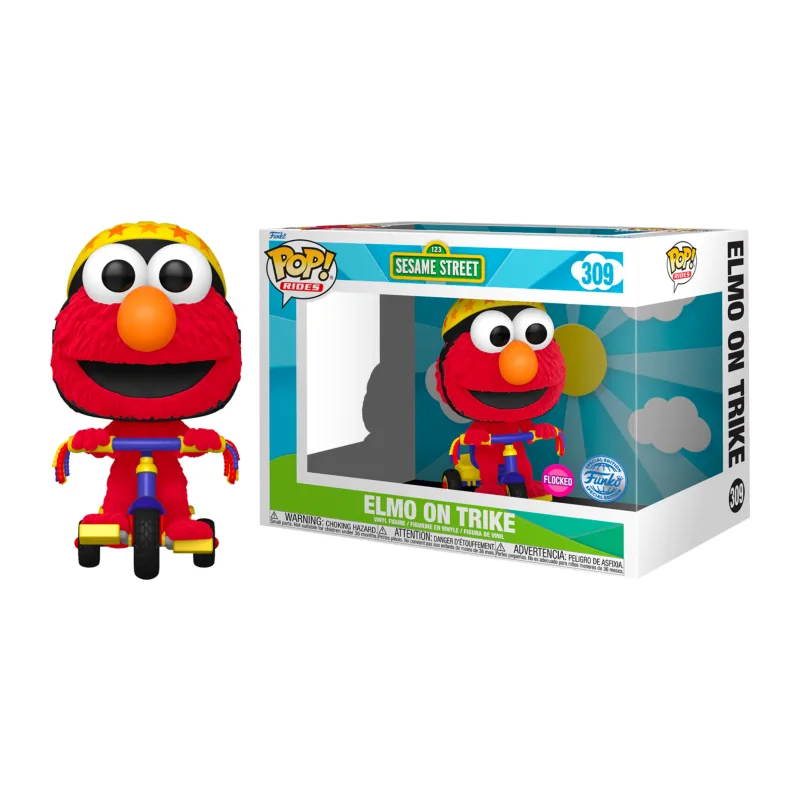 Figura POP Rides Barrio Sesamo Elmo on Trike Exclusive