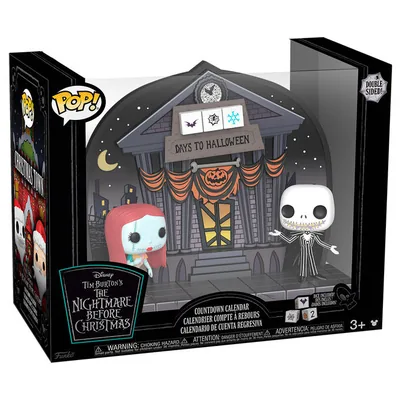Figura POP Disney Pesadilla Antes de Navidad Dual-Sided Countdown Calendar
