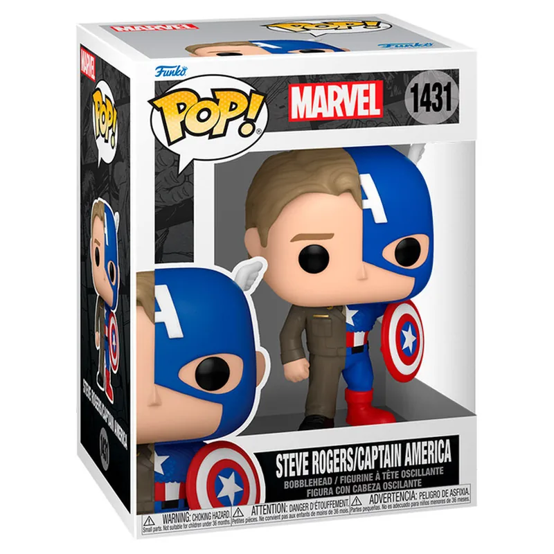 Figura POP Marvel Steve Rogers Capitan America
