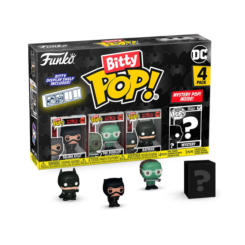 Blister 4 figuras Bitty POP DC Comics Batman Selina Kyle