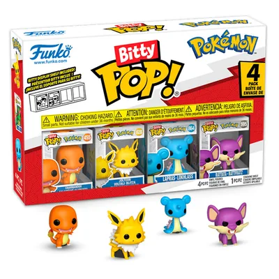 Blister 4 figuras Bitty POP Pokemon Charmander