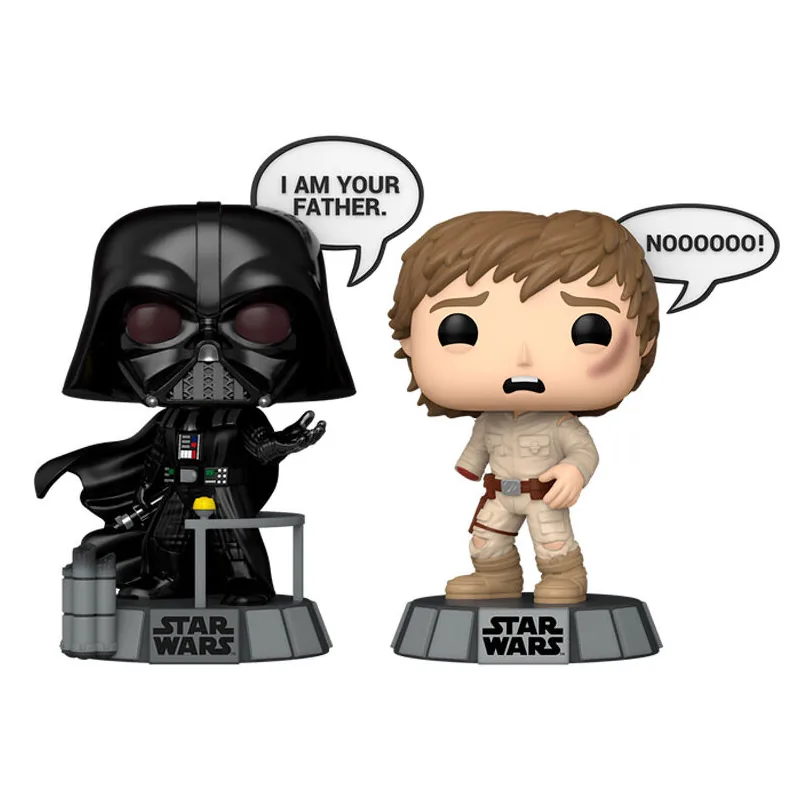 Blister 2 figuras POP Star Wars Darth Vader & Luke Skywalker