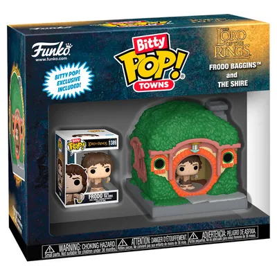 Figura Bitty POP Town El Señor de los Anillos Frodo Baggins and the Shire