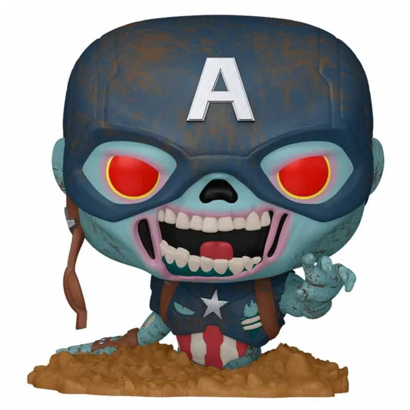 Figura POP Marvel - Marvel Zombies Capitan America