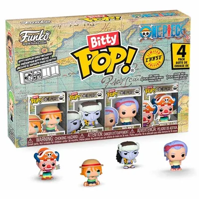 Blister 4 figuras Bitty POP One Piece Nami