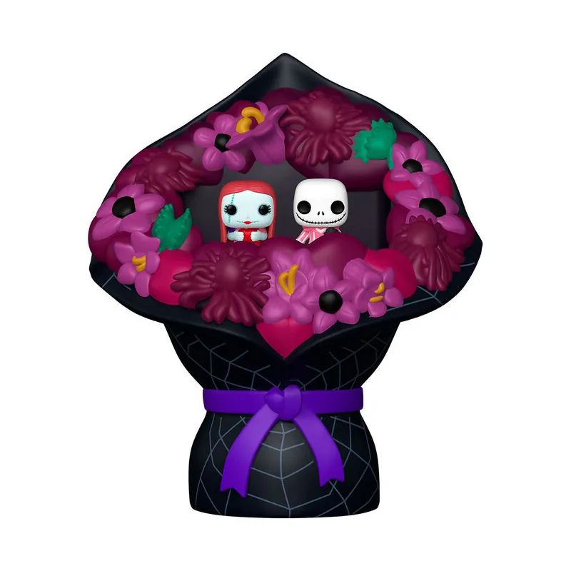Figura Bitty POP Bouquet Disney Pesadilla Antes de Navidad Sally And Jack Skellington San Valentin
