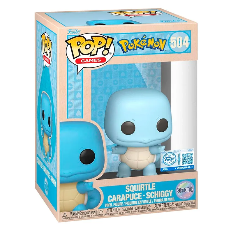 Figura POP Pokemon Squirtle Carapuce Schiggy Exclusive